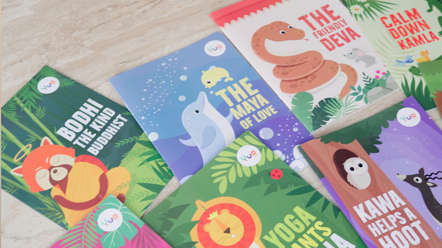 Yug Animal Series ALL (Bodhi, Raja, Jinga, Kamla, Kawa, Robi, Deva and Maya) Combo