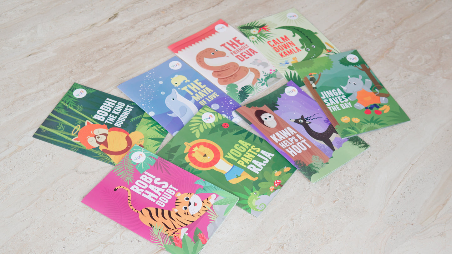 Yug Animal Series ALL (Bodhi, Raja, Jinga, Kamla, Kawa, Robi, Deva and Maya) Combo