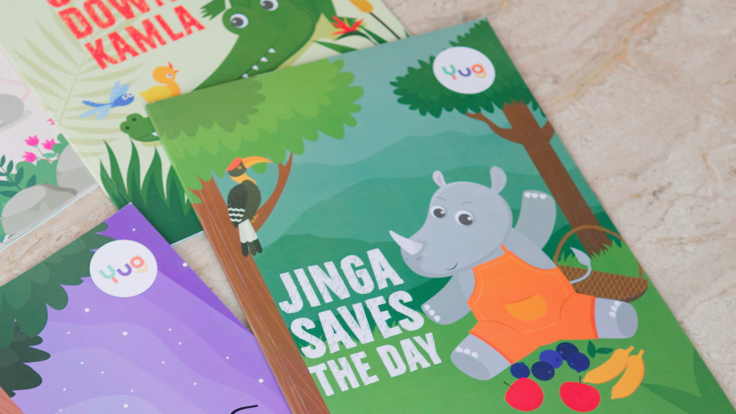 Yug Animal Series ALL (Bodhi, Raja, Jinga, Kamla, Kawa, Robi, Deva and Maya) Combo