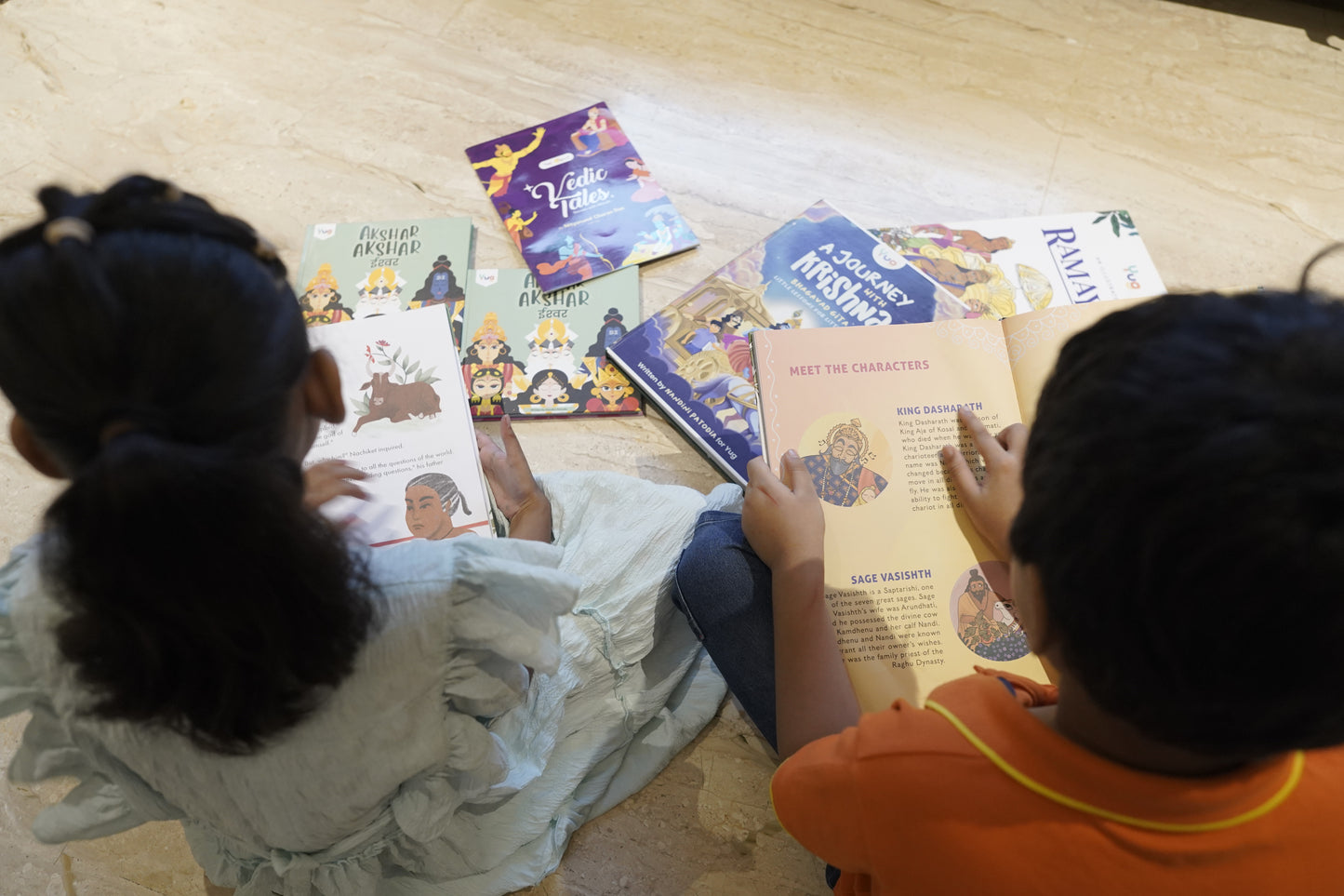 Worship Combo ( An Illustrated Ramayan, Akshar Akshar Eeshvar, Wisdom of the Upanishad, Vedic Tales)