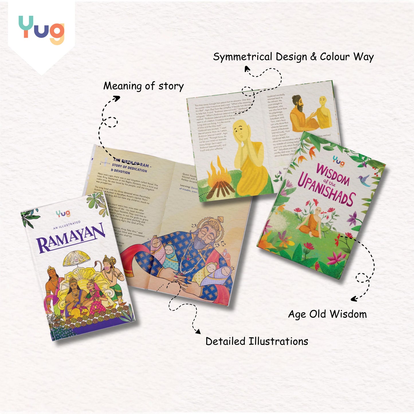 Ancient Wisdom combo- An Illustrated Ramayan & Wisdom of the Upanishad