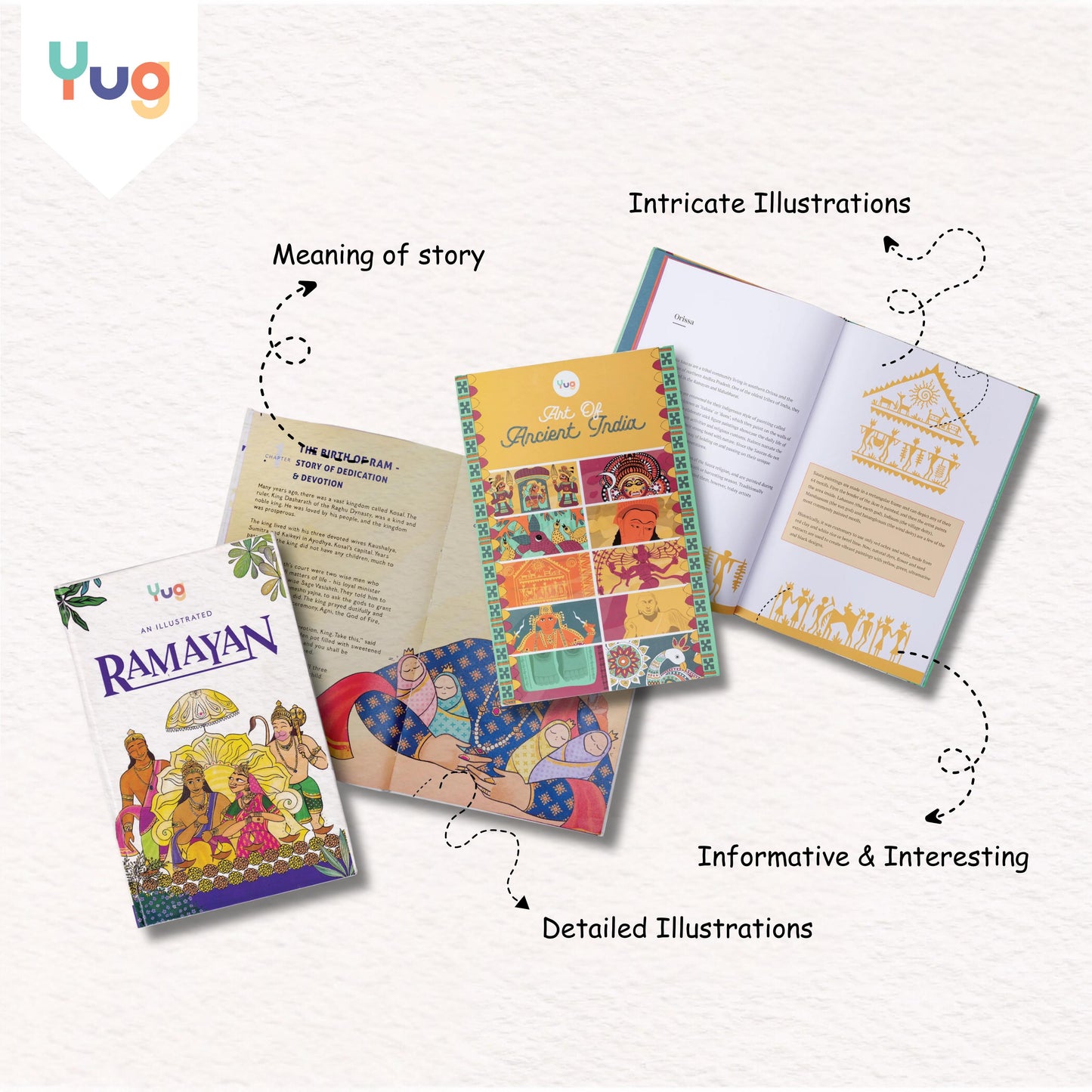 Indian Cultural Combo- An Illustrated Ramayan and Art of Ancient India