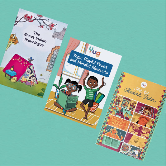 The India Edits Combo (The Great Indian Travelogue, Art of Ancient India, Yoga: Playful Poses & Mindful Moments)