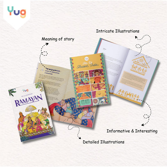 Indian Cultural Combo- An Illustrated Ramayan and Art of Ancient India